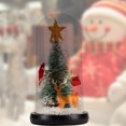 thumbnail image 3 of Árbol de Navidad Rawiri en cúpula de cristal, iluminación pequeña para árbol de Navidad, adorno de escritorio, miniárbol de Navidad brillante, 3 of 5