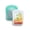 Clear, Aqua, variant on Stasher Premium Food-Grade Silicone Reusable Food Storage Container, Holds 4 oz, Pinch Loc Seal, BPA Free, Dishwasher Safe/Leak Free, Clear & Aqua, 2 Pack Bags