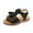 Black, variant on IROINNID Baby Girl Children's Summer Princess Shoes Comfortable Soft- soled Casual Beach Sandals - Ballet Flats for Party School Shoes