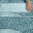 thumbnail image 2 of Long Bathroom Rugs Runner 70x24 Inch, Extra Thick Soft Absorbent Chenille Bath Mat, Non Slip Machine Washable, Quick Dry Bath Rugs for Bathroom Floor, Tub and Shower, Greyish Blue, 2 of 4