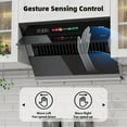 thumbnail image 4 of Range Hood 30 inch with 900CFM, Voice/Gesture Sensing/Touch Control Panel, Unique Side-Draft Design for Under Cabinet Modern Kitchen Hood, Ducted/Ductless Convertible, 4 of 8