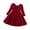 Red, variant on Odeerbi Girls Christmas Dress Little Girls Clothes Velvet Princess Dress Christmas Velvet Bow Dresses Pink 7-8 Years