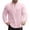 Pink, variant on Men's 100% Cotton Linen Henley Shirts Long Sleeve Collarless T-Shirts Longline Kurta Beach Shirts Size 3XL Yellow