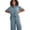 Light Wash, variant on Women's Plus Size Dolman Short Sleeve Shirt