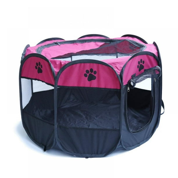 Portable Folding Octagonal Pet Tent Dog House Outdoor Breathable Tent