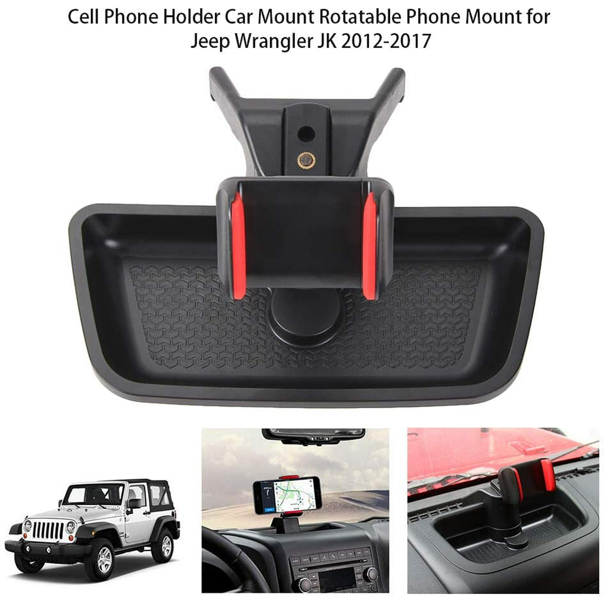 Cell Phone Holder, Car Mount Rotatable Phone Mount for Jeep Wrangler JK  2012-2 | Walmart Canada