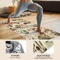 thumbnail image 4 of Brown Mushroom Label Light Pattern Hot Yoga Mat Towel Non Slip for Hot Yoga - Quick-Drying Yoga Mat Cover with 4 Corner Pockets with Travel Bag - Hot Yoga Towel Non Slip 70"x26", 4 of 6