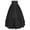 Black, variant on FASHOFT Halloween Skirts For Women Renaissance Gothic Asymmetrical Pleated Maxi Skirt Lace Up High Waist Vintage Halloween Flowy Long Bottoms Asymmetrical Skirt L