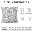 thumbnail image 5 of GOSMITH  Ultra Soft Floral Pint Pillowcases Soft and Smooth White, 5 of 5