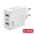 thumbnail image 1 of Adaptador de cargador de 3 puertos Wdftyju de plástico de la UE de EE. UU. para Xiaomi Samsung iPhone 14, 1 of 8