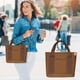 thumbnail image 4 of Fiudx Ofertas flash Artículos en oferta Bolso de lona de moda, bolso de mano, bolso de almacenamiento, bolso con múltiples bolsillos, bolso con asa, 4 of 5