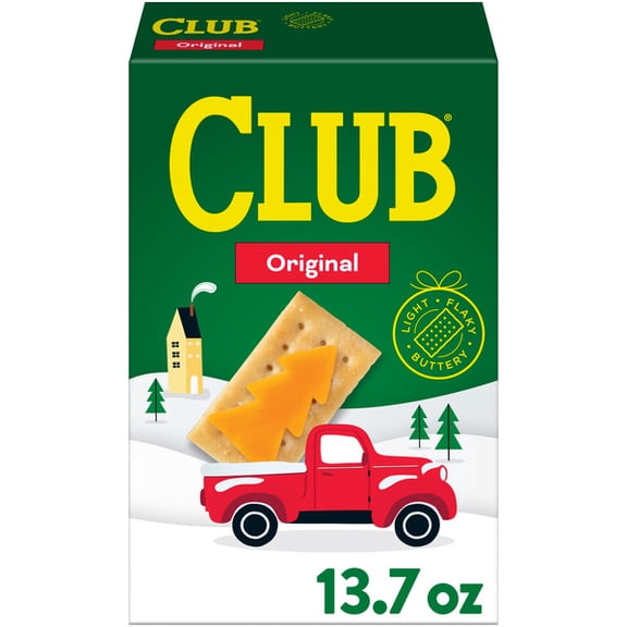 Club Original Crackers, Buttery Snack Crackers, 13.7 oz Boxes, Pack of 3