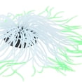 thumbnail image 2 of NFTIGB Simulation Artificial Silicone Sea Anemone Coral Ornament for Aquarium Fish Tank Decor, Glow in the Dark Aquatic Landscape Enhancer, Safe and Non-Toxic Submersible Decoration, Green color, 2 of 9