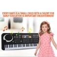 thumbnail image 1 of Becaristey Electric Keyboard Small Piano Birthday Gift Safety Music Keyboards, 1 of 6