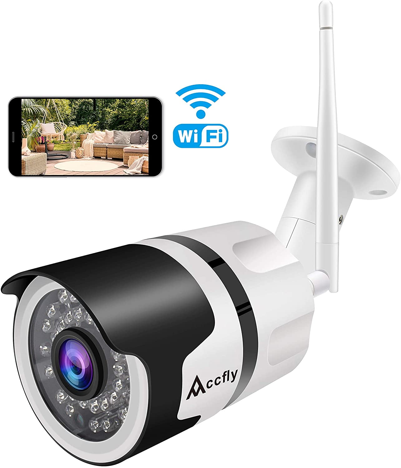 Outdoor Security Camera Wireless 1080P HD Bullet Surveillance Cameras