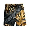 thumbnail image 3 of Men's Hawaiian Printed Shorts Drawstring Elastic Waist Casual Loose Boardshorts Summer 2025 Fashion Beachwear Multicolor,4XL, 3 of 5
