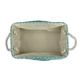 thumbnail image 3 of DII Large Rectangle Storage Bin, Stained Glass Print – Durable Polyester Organizer for Home, Closet, or Pet Supplies, Aqua, 3 of 4