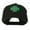 Black, variant on Double Circle Celtic Image Embroidered Cap - Khaki OSFM