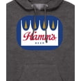 thumbnail image 3 of Hamm's - Rounded Logo - Men's Fleece Pullover Hoodie, 3 of 5