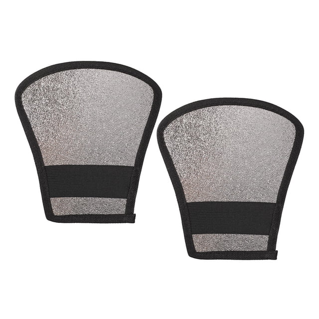 2pcs Universal Camera Flash Diffuser Softbox Multi-purpose Reflecting Plate Flashlight LightSphere External Flash Reflector Silver White Camera Reflector