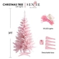 thumbnail image 2 of Árbol de Navidad Senjie artificial de 90 cm con luces y soporte, 2 of 5