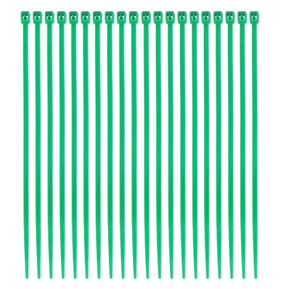 1000pcs 3x100mm Self-locking Nylon Cable Ties Multi-Purpose Fasteners for Cable Organizing Product Package (Green)