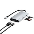 thumbnail image 1 of Hub USB C SATECHI Plateado 8 en 1 Adaptador Multipuerto para Laptop y Tablets, 1 of 7
