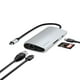 thumbnail image 1 of Hub USB C SATECHI Plateado 8 en 1 Adaptador Multipuerto para Laptop y Tablets, 1 of 7