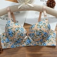 thumbnail image 2 of Abcnature Full Coverage Bras for Women Daily Adjustable Underwear Gathered Thin Bras without Steel Ring, 2 of 5