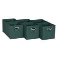 thumbnail image 1 of Juego de 6 cubos Storage Cube Bins Household Essentials, color verde, 1 of 5