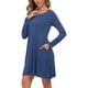 thumbnail image 4 of Vestidos casuales de manga larga con bolsillos para mujer Fokelyi LRWJ1046-122, 4 of 7