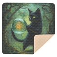 thumbnail image 6 of WOBOGO Black Cat Crystal Ball Baby Playmats Extra Large Waterproof Rollable Activity Pads for Toddlers 50×50inch, 6 of 7