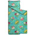 thumbnail image 2 of Pioneer Flower Floral Print Pattern Toddler Nap Mat for Teens Preschool Daycare, Teens Sleeping Mat Bag, Toddler Sleeping Bag with Pillow, 2 of 6