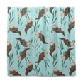 thumbnail image 2 of Yayeee Shower Curtain with Hooks 72"x72" Waterproof Fabric Bathroom Hanging Decor, Swimming Otters Pattern, 2 of 5