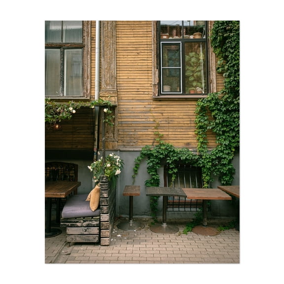 Wooden Buildings, Riga 02 - Riga Riga Latvia Photography Unframed Wall Art Print 8 x 10 inches