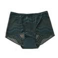 thumbnail image 3 of Swuxness Women's Seamless High Waisted Brief Solid Color Soft Breathable Crotch Comfortable Plus Size Panties, 3 of 4