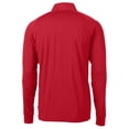 thumbnail image 3 of Men's Cutter & Buck Red Cincinnati Reds City Connect Big & Tall Adapt Eco Knit Stretch Recycled Quarter-Zip Pullover Top, 3 of 3