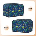 thumbnail image 3 of Sikiie Dinosaur In Space Toaster Covers 2 Slice Dustproof Toaster Cover Bread Machine Cover, Dustproof Cover - 11.4" x 7.5" x 7.9", 3 of 7