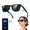 Polarized Sunglasses, variant on Smart Bluetooth Glasses for Women Men, Open Ear Audio Sunglasses with Polarized Lens, Hands-Free Calls, Voice Assistant, Black