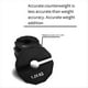 thumbnail image 2 of Gimnasio Micro-Plates Dumbbell Fractional Weight Disc Rubber Fractional Weight Discs Add-On Change Negro 0.5kg, 2 of 5