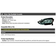 thumbnail image 4 of Left Driver Side Halogen Headlight Assembly - Compatible with 2016-2019 Nissan Sentra, 4 of 4