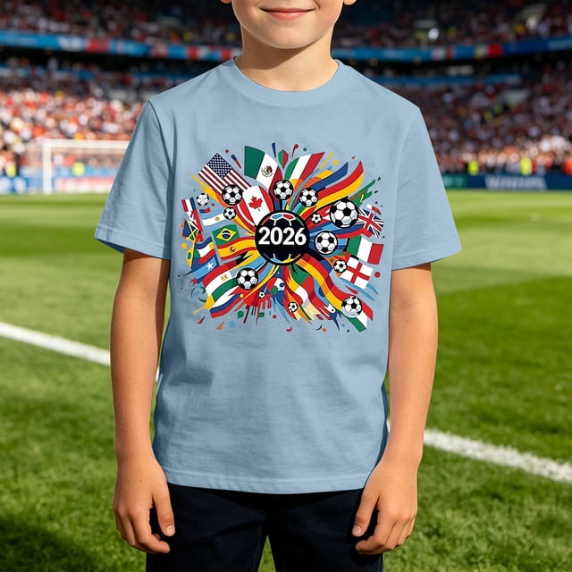 T-Shirts pour Filles Col Rond T-Shirts Graphiques Tee-Shirts Hauts pour Filles 12-13 Ans