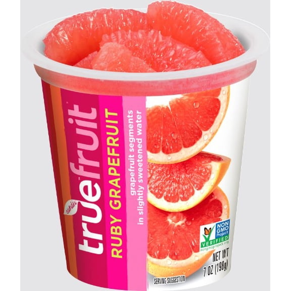 True Fruit Red Grapefruit Fruit Cup Snacks, 7oz