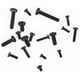 thumbnail image 2 of 500 piezas de tornillos de cabeza redonda para gafas Kit de tornillos universales para computadora portátil M1.2 M1.4 M2 Negro Xemadio YQ-0425, 2 of 6