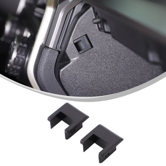 ABS Black For 2024 2025 2026 Toyota Tacoma Center console glove box lid latch Positioning clip Car Interior Accessories