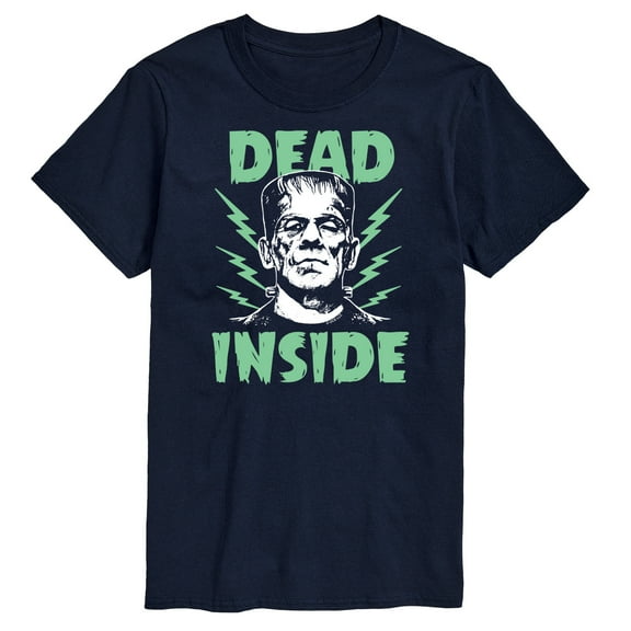 Classic Monsters - Frankenstein - Dead Inside - Electrified - Men's Short Sleeve Graphic T-Shirt