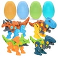 thumbnail image 6 of Amerteer 2Pcs Dinosaur Toys - Take Apart Building Play Set STEM, Fun Construction Engineering Play Kit with Egg Decorator Screwdriver Tool, Best Toy Gift for Boys & Girls Ages 3 Years Old and Up, 6 of 8