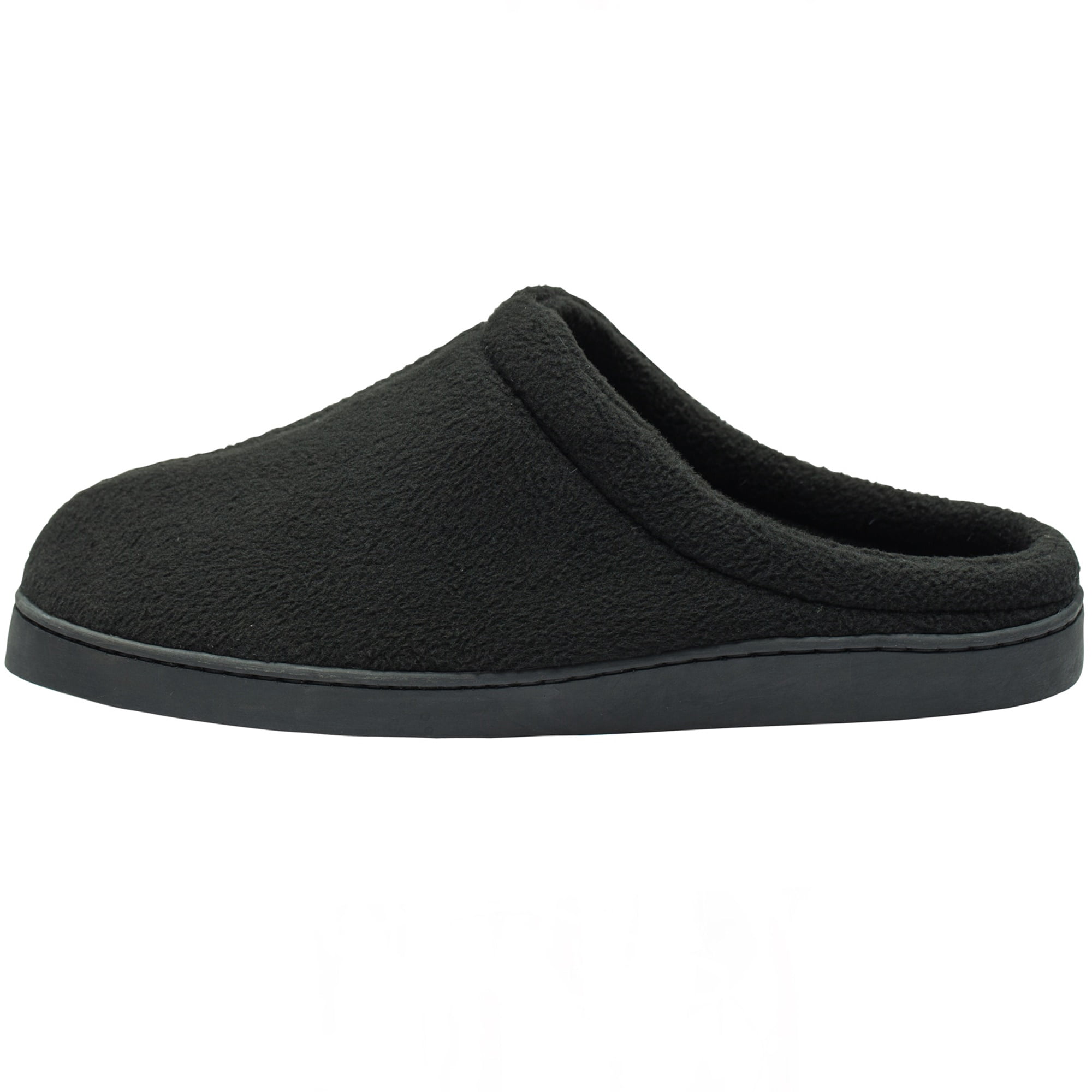 Alpine Swiss Wide Mens Fleece Clog Slippers | Wide Width Slip-On House Shoes with Memory Foam | Cozy Durable Indoor Comfort