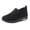 Black, variant on Orthopedic Sneakers For Women Mesh Breathable Arch Support Slip-on Walking Shoes Platform Knit Comfy Non-Slip Casual Shoes