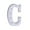 C, variant on aoksee Alphabet LED Letter Lights Light Up White Plastic Letters Standing Hanging B Gift on Clearance